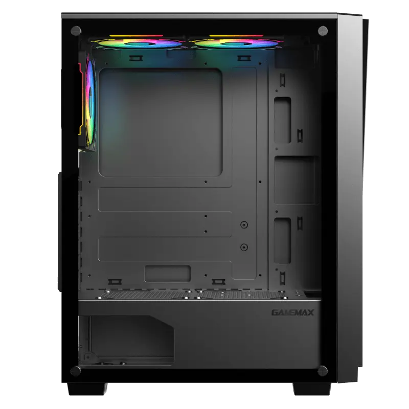 Gamemax PRISM BK Midi-Tower Negru