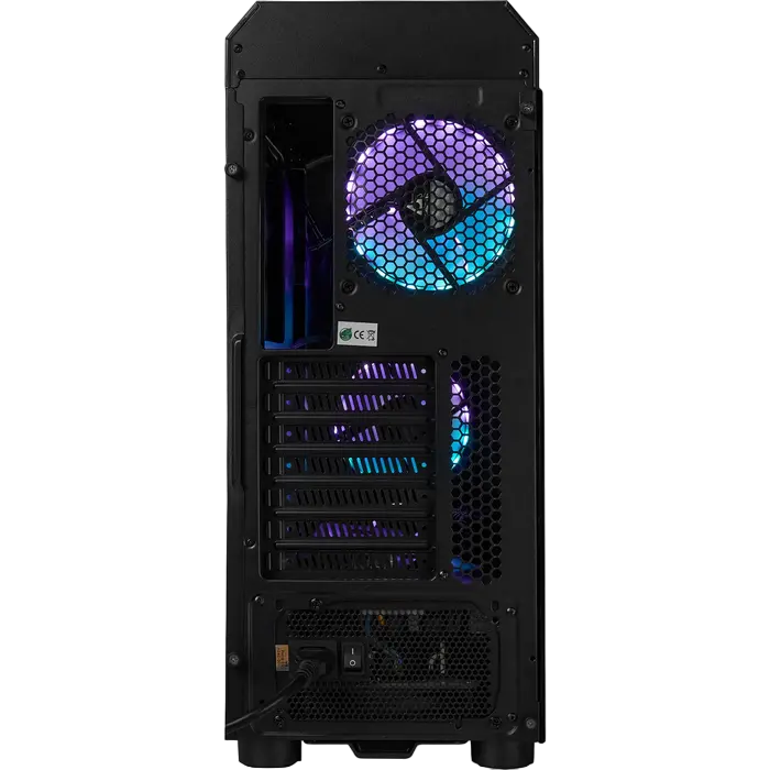 Chieftec GL-03B-OP Midi-Tower Negru