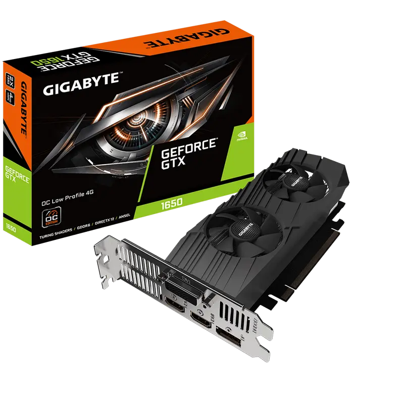 Gigabyte GeForce GTX 1650 D6 OC Low Profile