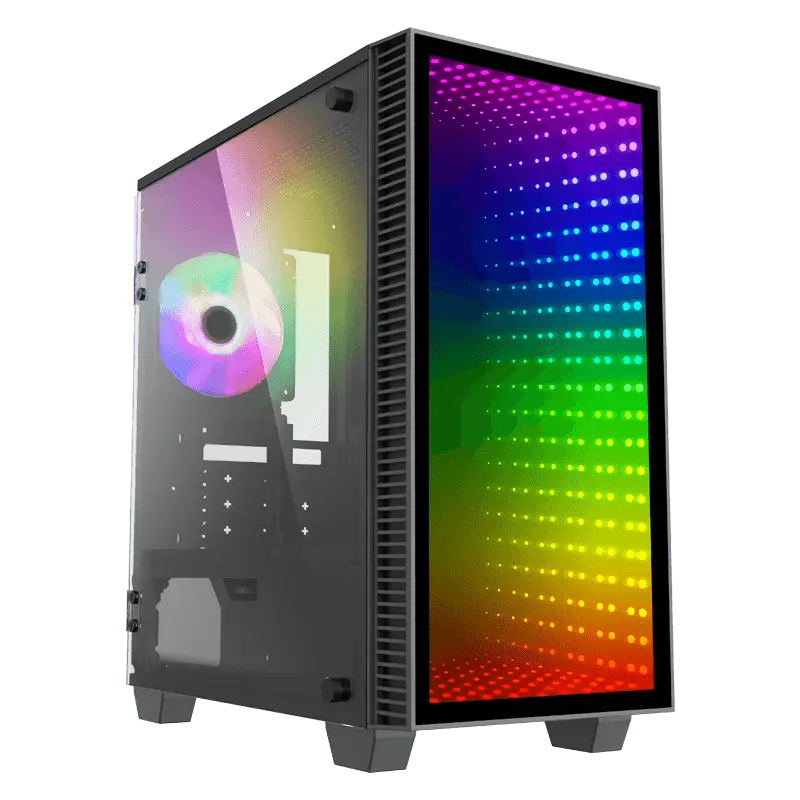 Gamemax H608 Mini Abyss Mini-Tower Negru