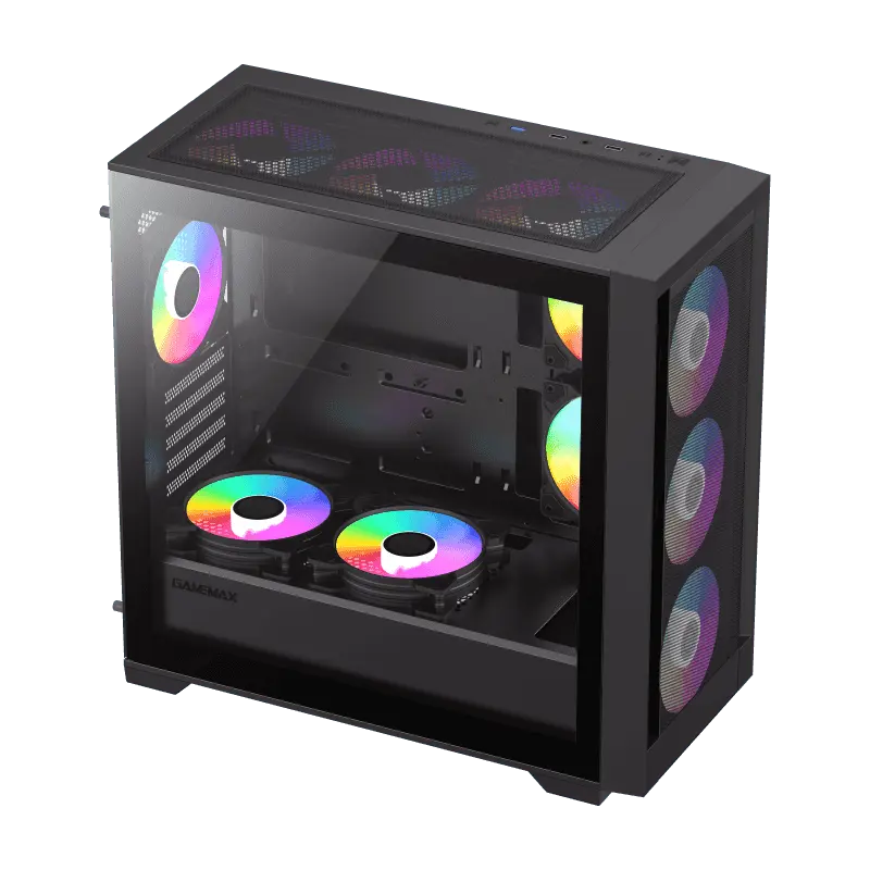 Gamemax DEFENDER MB Mini-Tower Negru