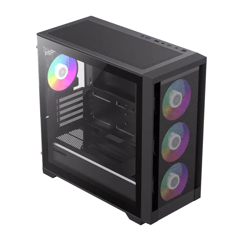 Gamemax DEFENDER MB Mini-Tower Negru