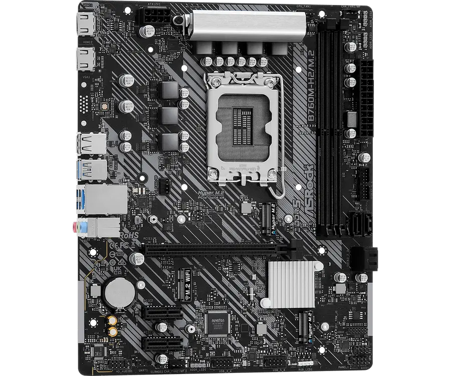 ASRock B760M-H2/M.2 LGA1700 Micro-ATX