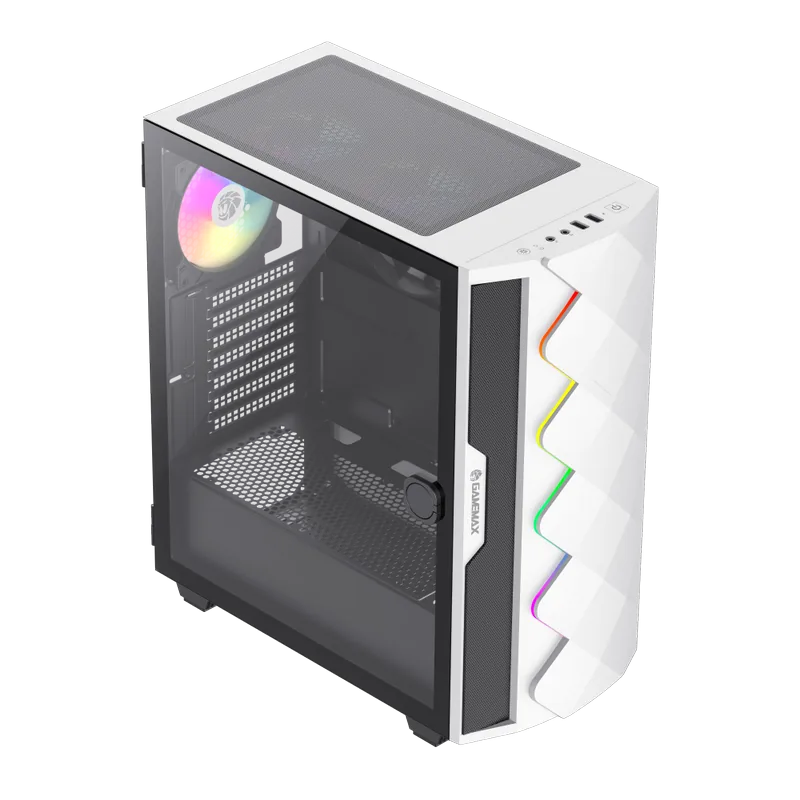 Gamemax Diamond CP WT Midi-Tower Белый
