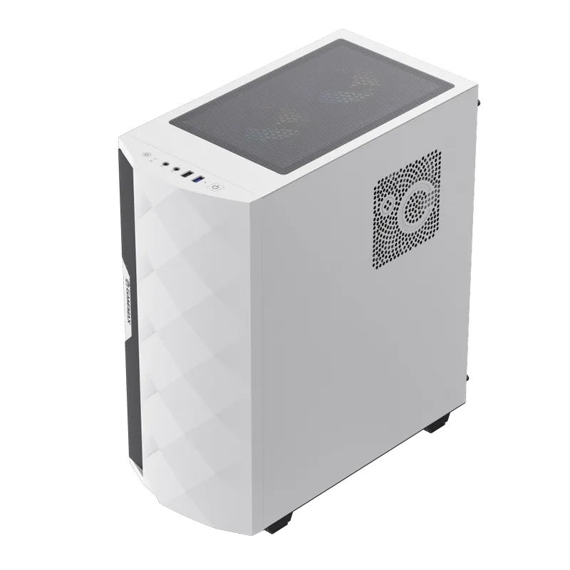 Gamemax Diamond CP WT Midi-Tower Белый