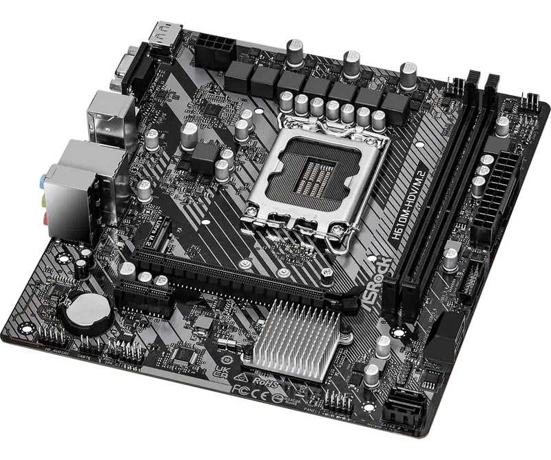 ASRock H610M-HDV/M.2 R2.0 LGA1700 Micro-ATX