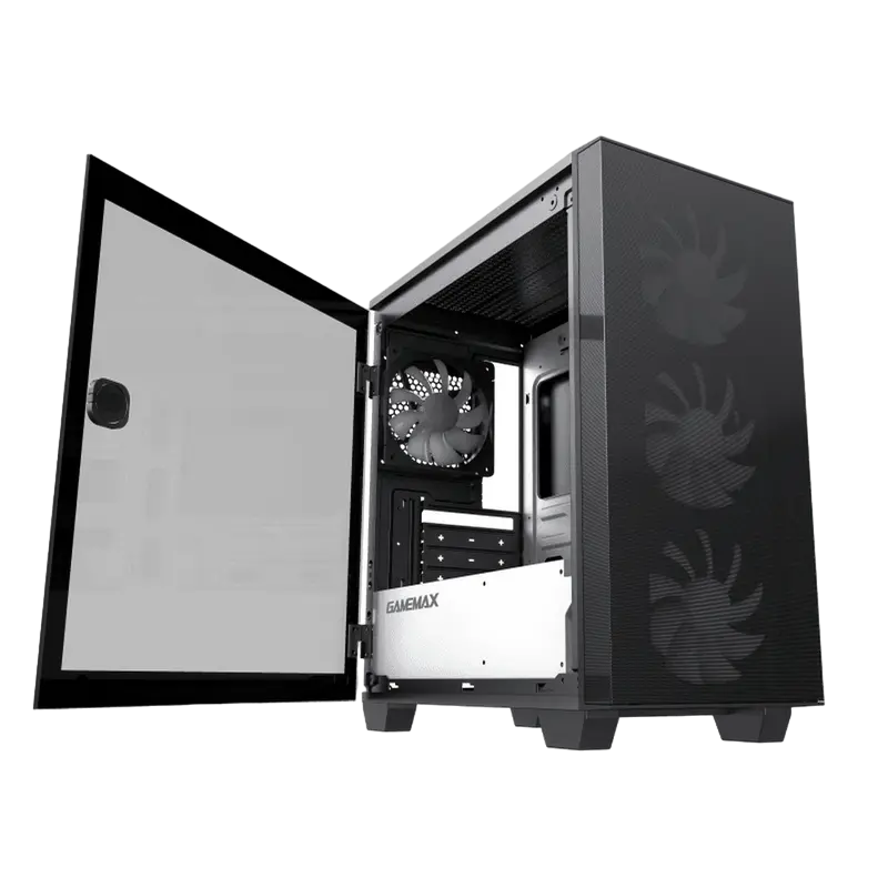 Gamemax AERO MINI ECO Mini-Tower Черный