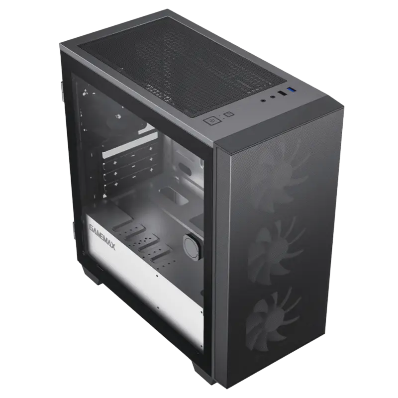 Gamemax AERO MINI ECO Mini-Tower Черный