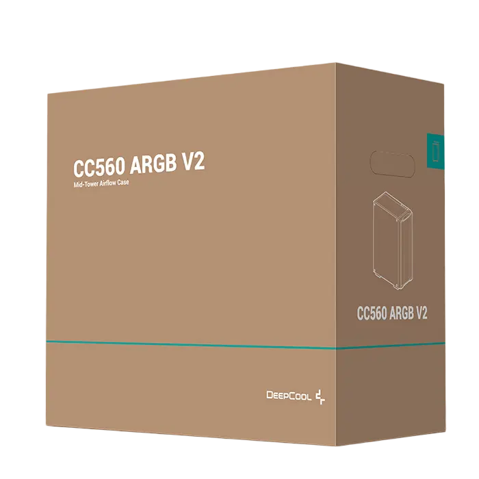 Deepcool CC560 ARGB V2 Midi-Tower Black