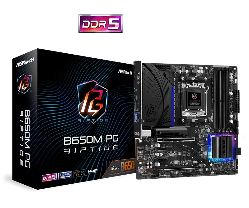 ASRock B650M PG RIPTIDE AM5 Micro-ATX