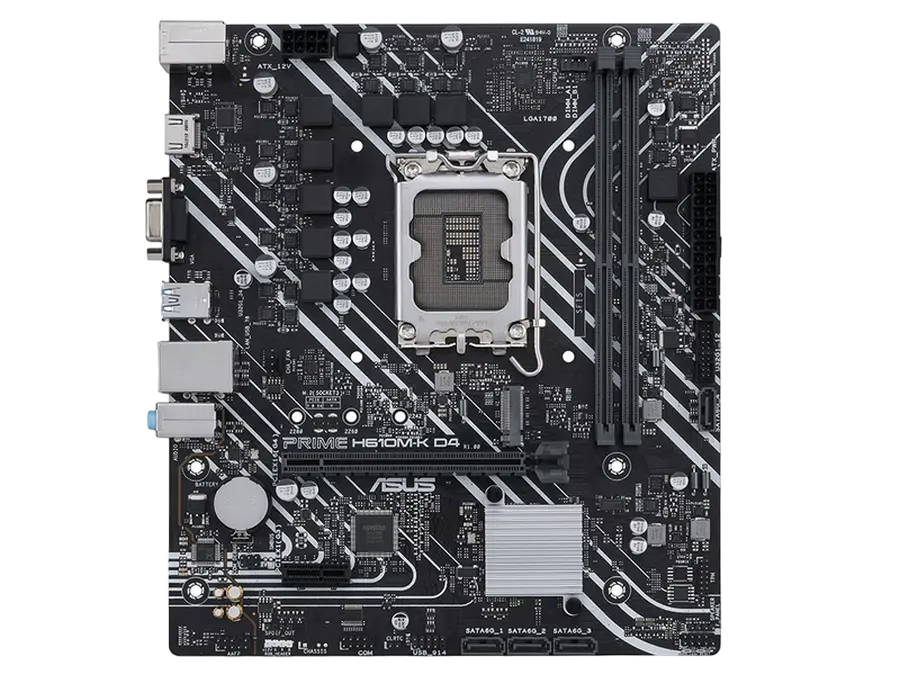 ASUS PRIME H610M-K D4 LGA1700 Micro-ATX