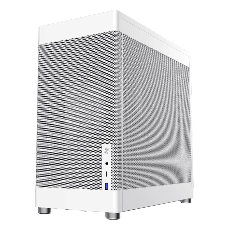 Gamemax MESHBOX Pro WT Midi-Tower Alb