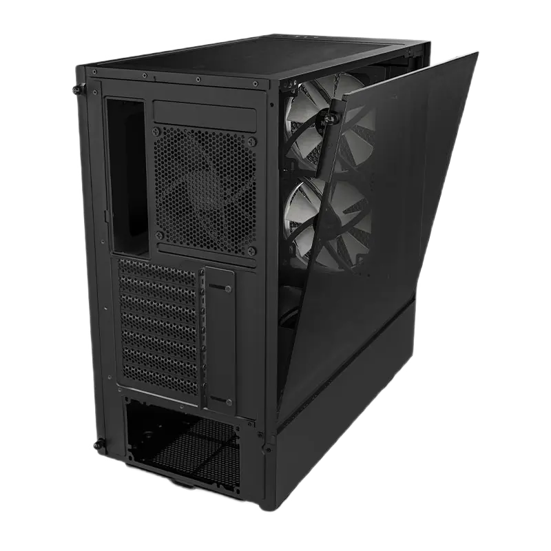 NZXT H5 Flow RGB Midi-Tower Negru
