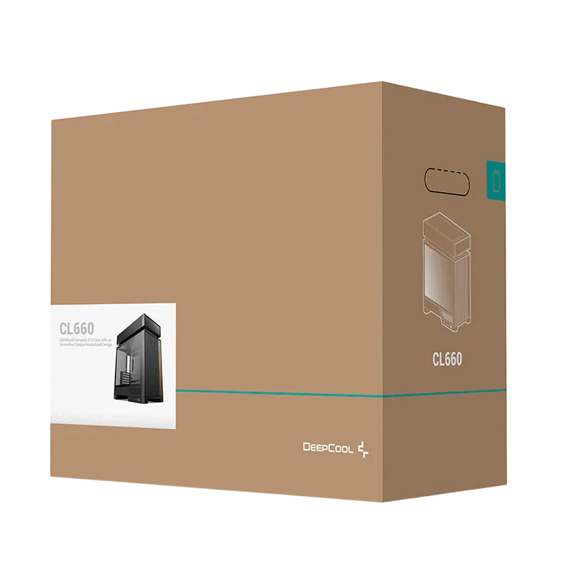 Deepcool CL660 Midi-Tower Negru