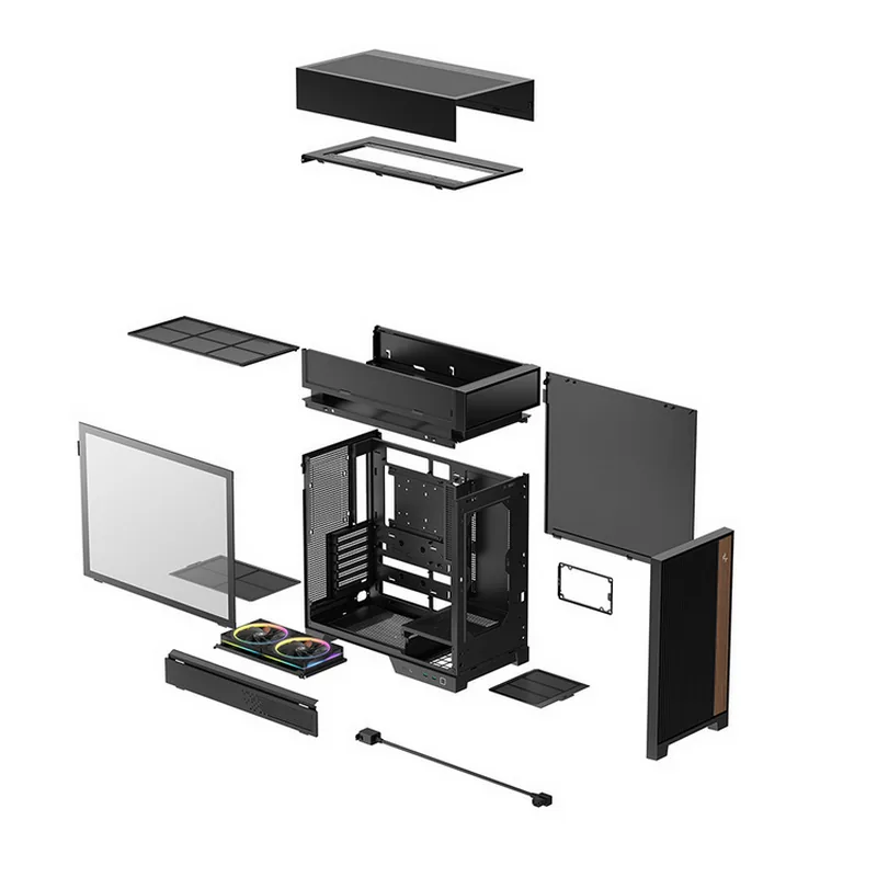 Deepcool CL660 Midi-Tower Negru
