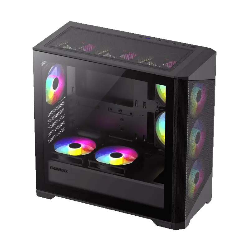 Gamemax DESTROYER MB Mini-Tower Negru