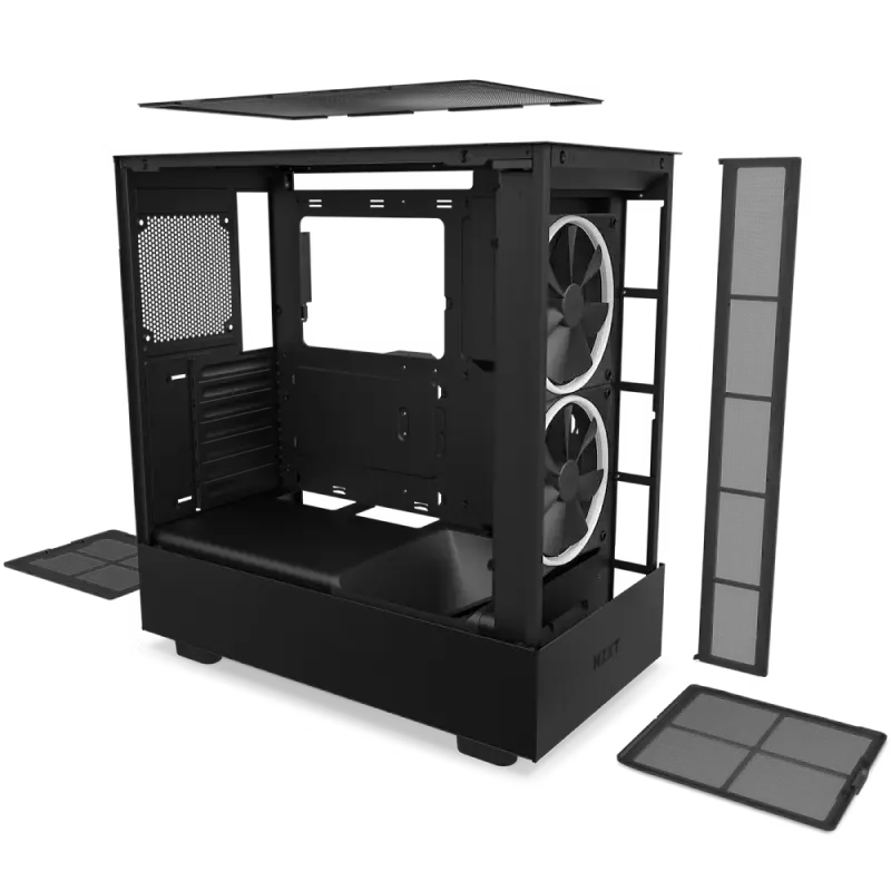 NZXT H5 Elite Midi-Tower Negru