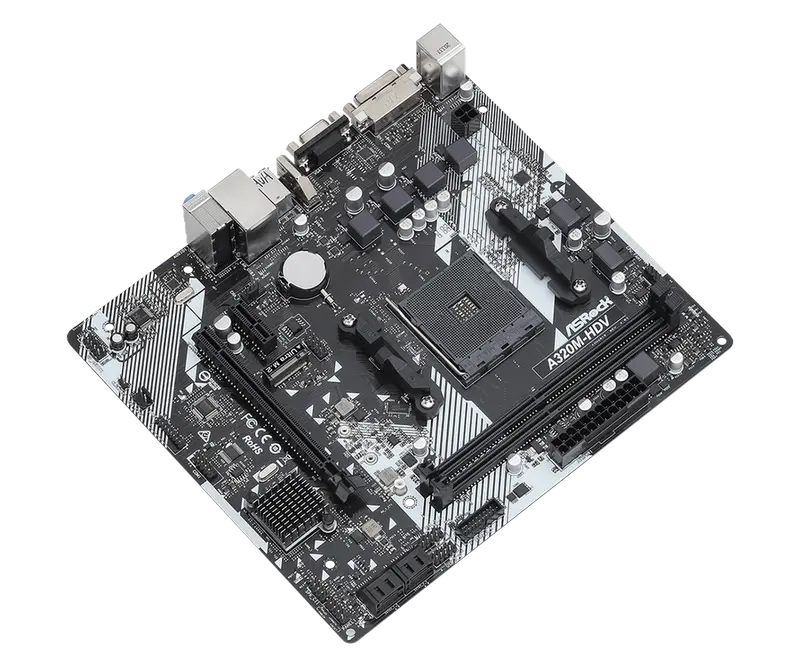 ASRock A320M-HDV R4.0 AM4 Micro-ATX