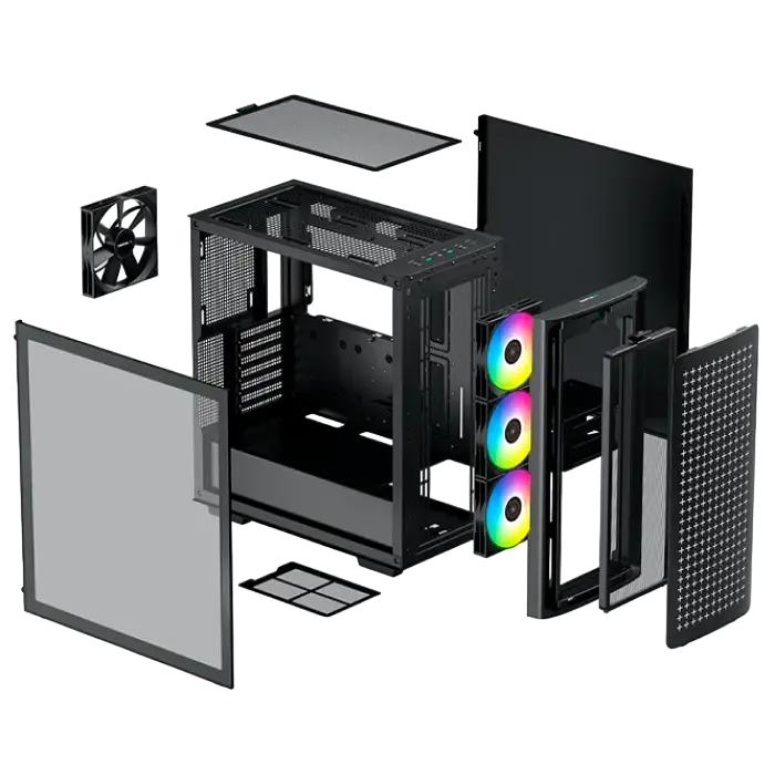 Deepcool CK560 Midi-Tower Negru