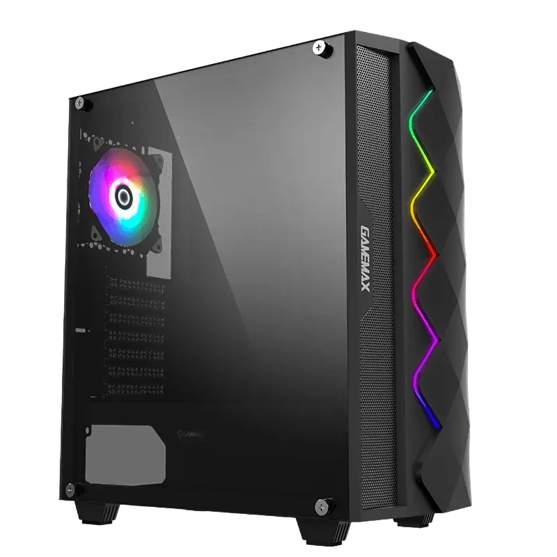 Gamemax DIAMOND COC Midi-Tower Black