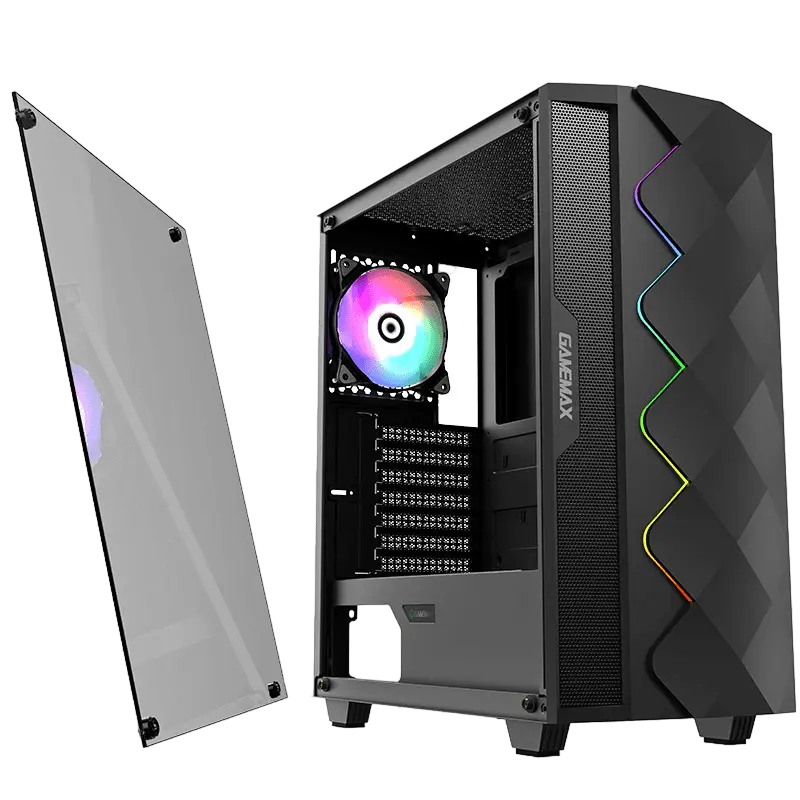 Gamemax DIAMOND COC Midi-Tower Black