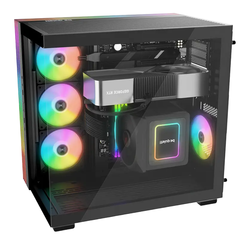 be quiet! LIGHT BASE 600 LX Midi-Tower Negru