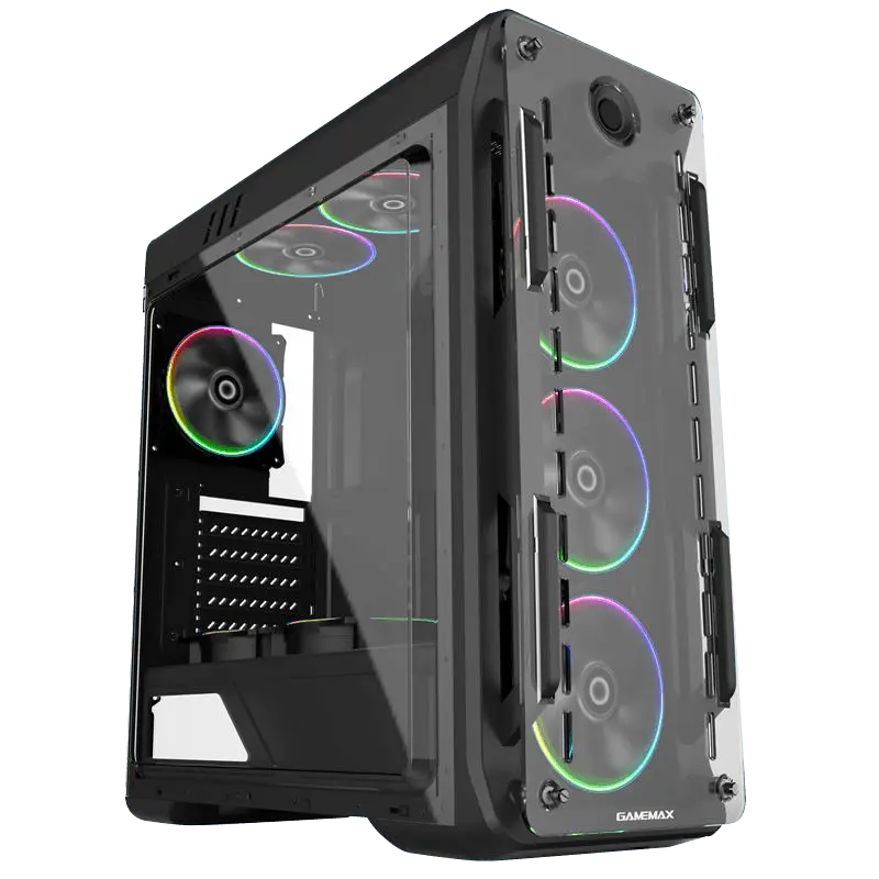Gamemax OPTICAL G510 BK Midi-Tower Negru