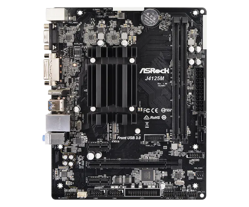 ASRock J4125M Micro-ATX