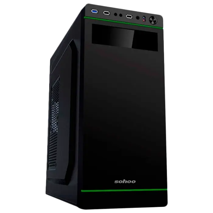 Sohoo 5907BG Midi-Tower Negru