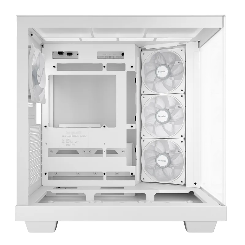 be quiet! Ligh Base 500 LX White Midi-Tower Alb