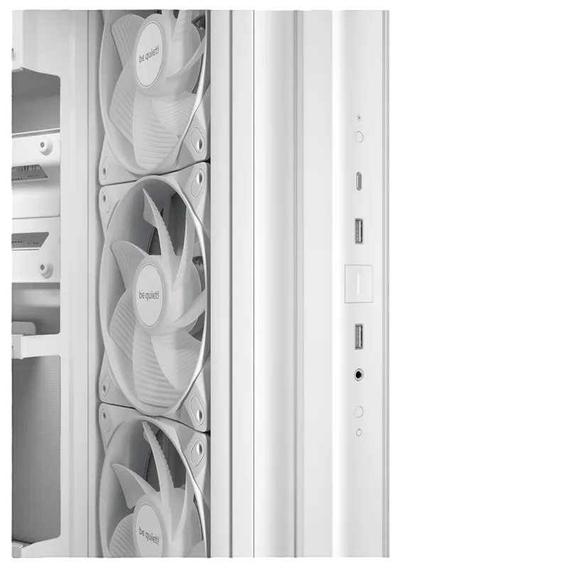 be quiet! Ligh Base 500 LX White Midi-Tower Alb