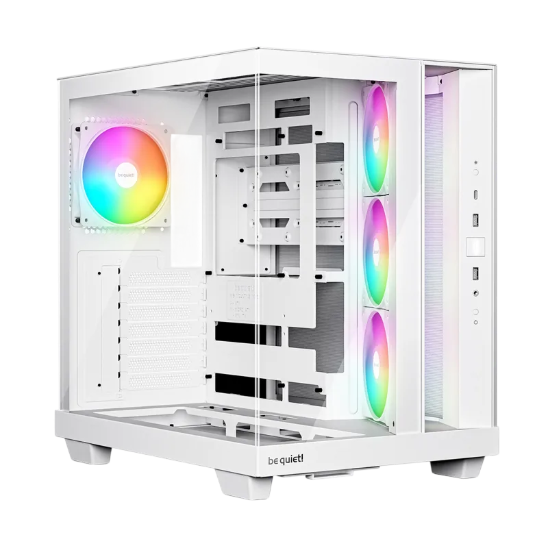 be quiet! Ligh Base 500 LX White Midi-Tower Alb