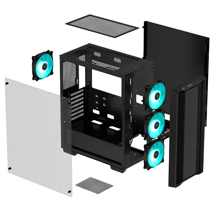 Deepcool CC560 Mesh V2 WH Midi-Tower Черный