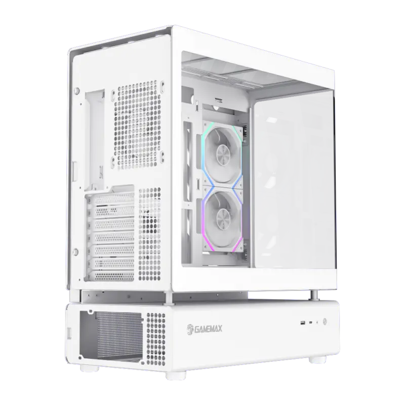 Gamemax N80 WH Midi-Tower Alb