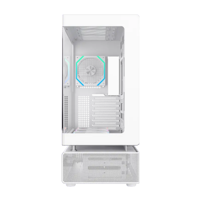 Gamemax N80 WH Midi-Tower Alb