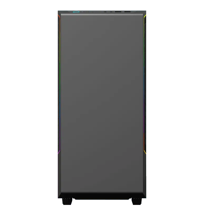 Gamemax PANDA T802 BK Midi-Tower Negru