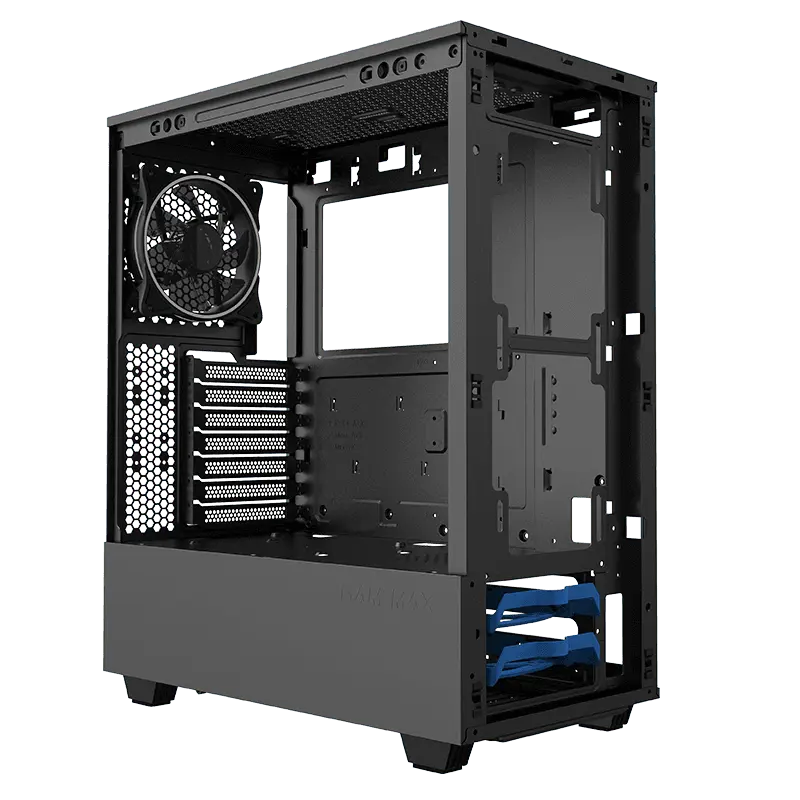 Gamemax PANDA T802 BK Midi-Tower Negru
