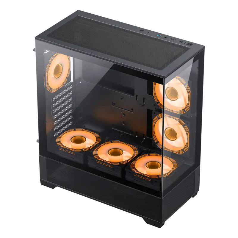 Gamemax VISTA AB Midi-Tower Negru