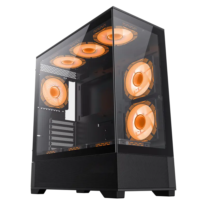 Gamemax VISTA AB Midi-Tower Negru