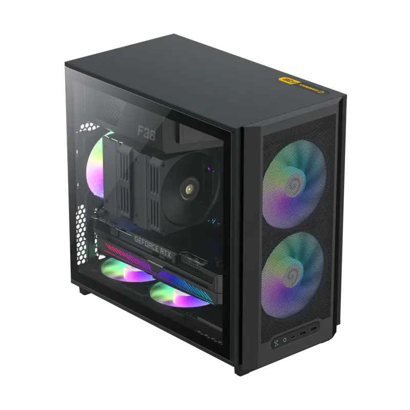 Gamemax F36 BK Mini-Tower Black