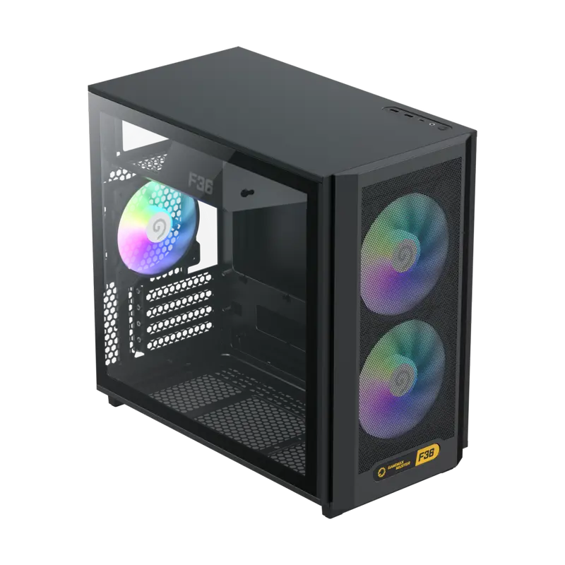 Gamemax F36 BK Mini-Tower Black