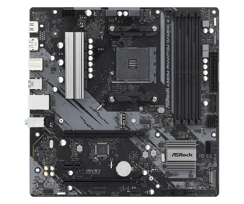 ASRock A520M PHANTOM GAMING 4 AM4 Micro-ATX