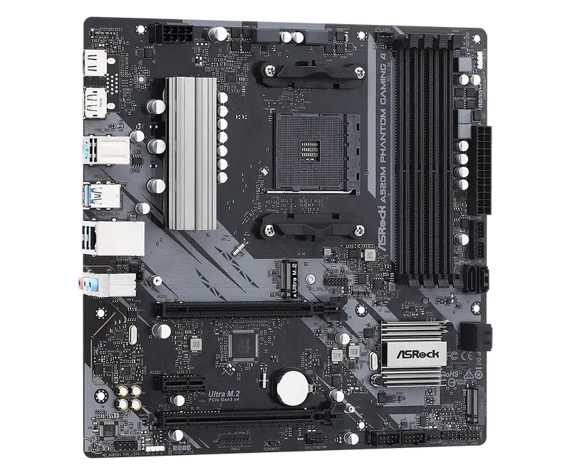 ASRock A520M PHANTOM GAMING 4 AM4 Micro-ATX