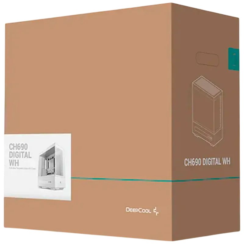 Deepcool CH690 Digital WH Midi-Tower White