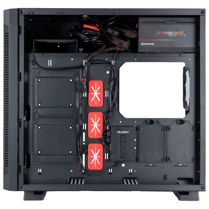 Chieftec GR-01B-OP Midi-Tower Negru