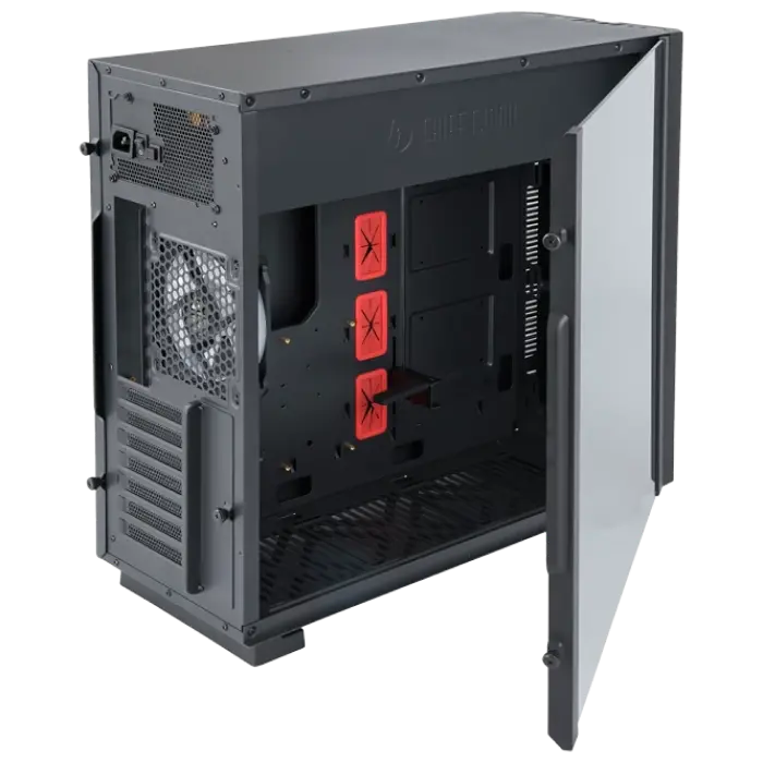 Chieftec GR-01B-OP Midi-Tower Negru