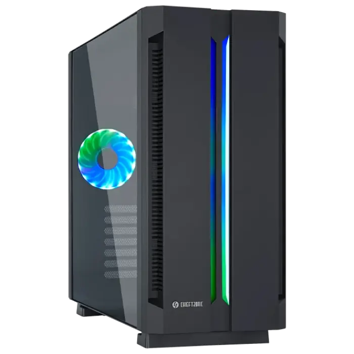 Chieftec GR-01B-OP Midi-Tower Negru