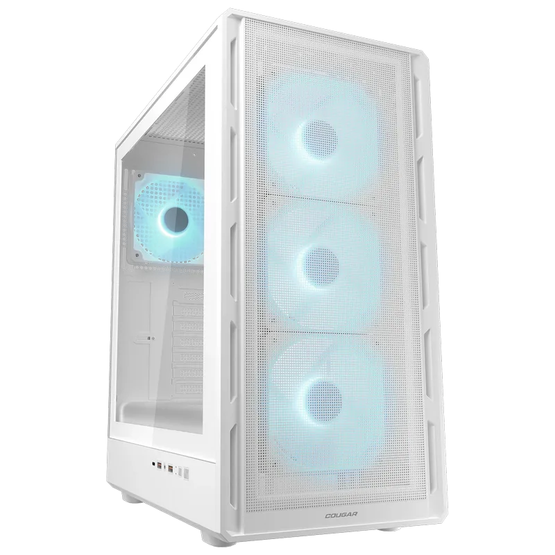 Cougar Airface Pure PRO White Midi-Tower Alb