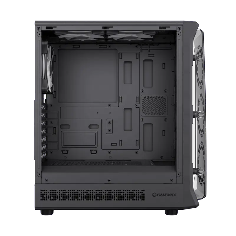 Gamemax STARLIGHT 2 AB Midi-Tower Negru
