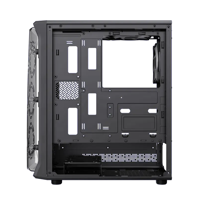 Gamemax STARLIGHT 2 AB Midi-Tower Negru